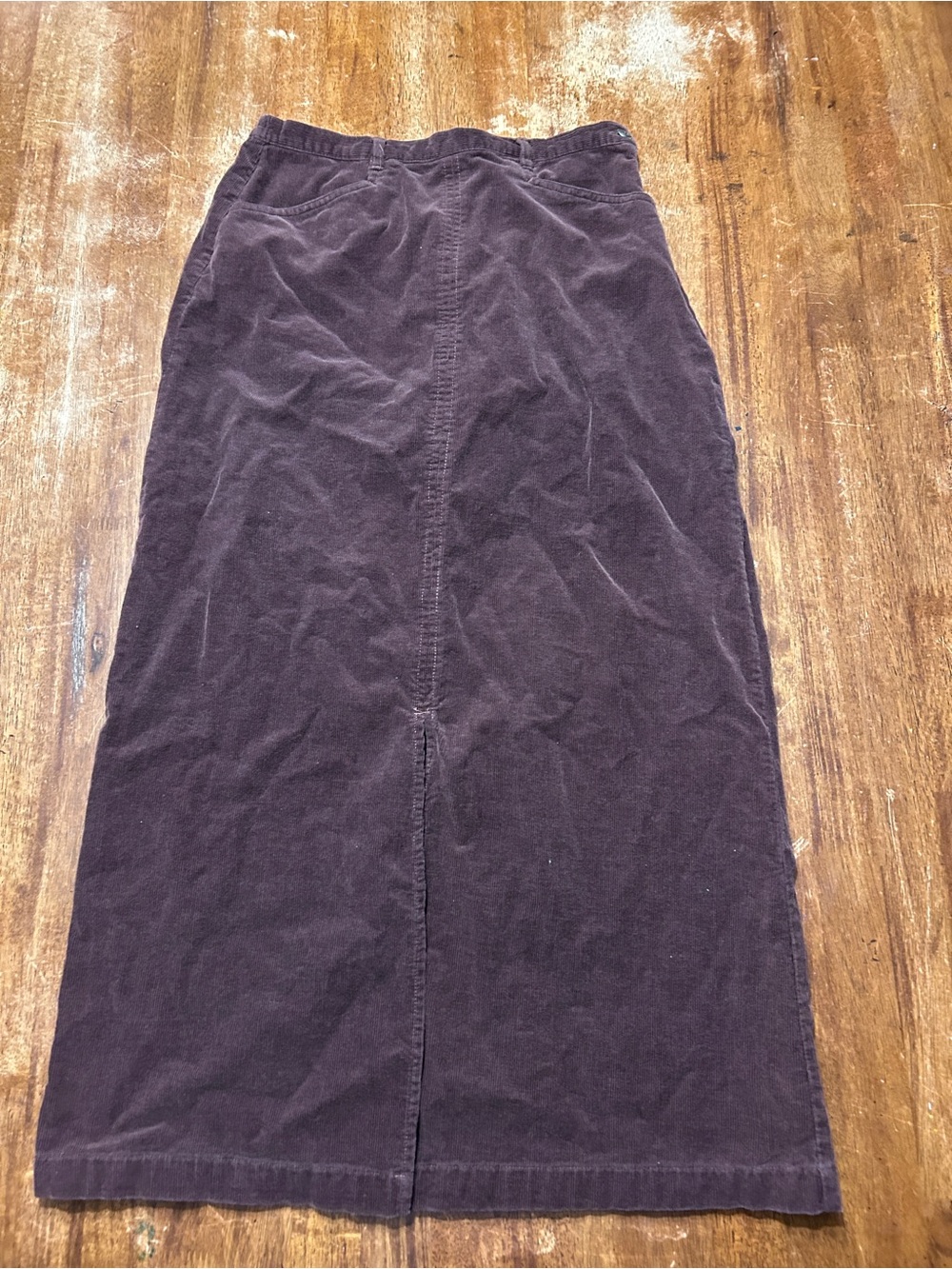 Bobbi brooks Women’s Brown Corduroy Long Skirt